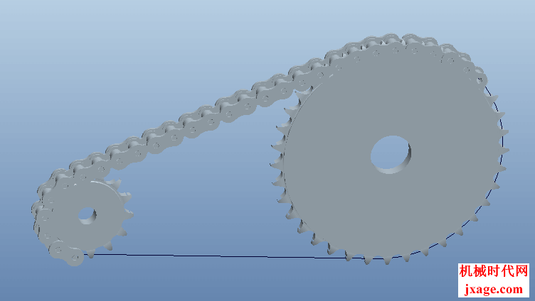 proe链传动仿真 机械时代网