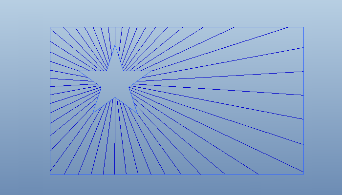Proe如何创建星光线阵列