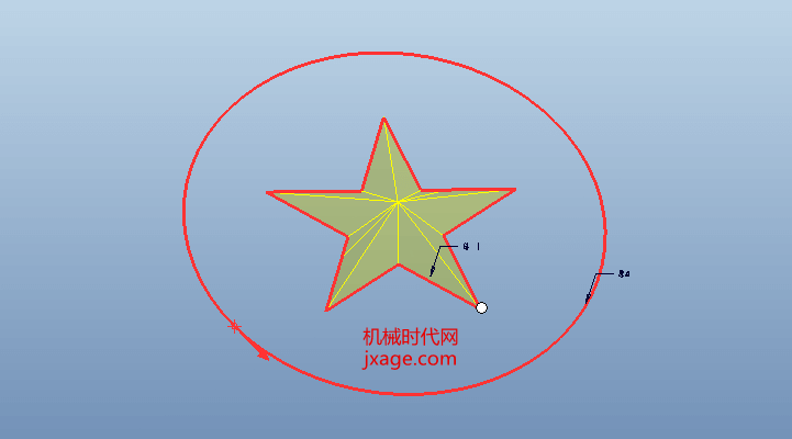 proe可变截面扫描练习(四)一步创建五角星 - 机械时代