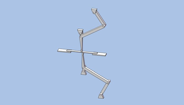 SolidWorks飞剪机构运动仿真