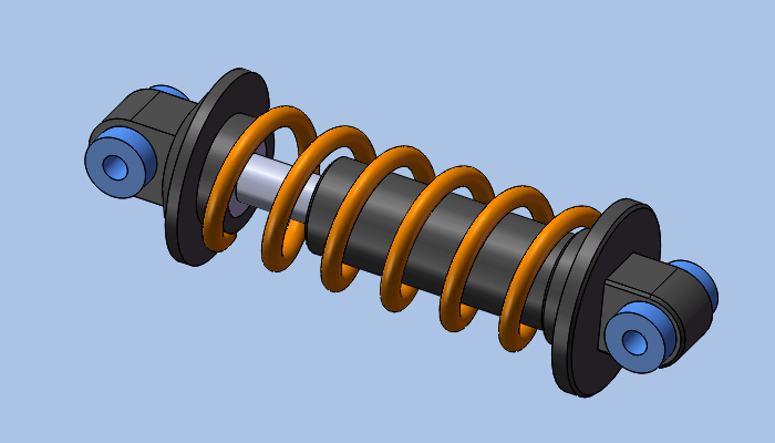 SolidWorks减震器仿真运动