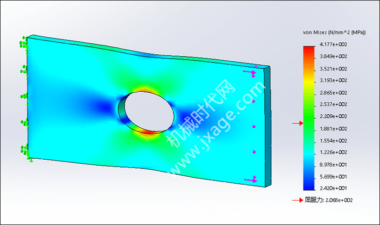 SolidWorks Simulation 有限元分析实例练习（2）：复制算例