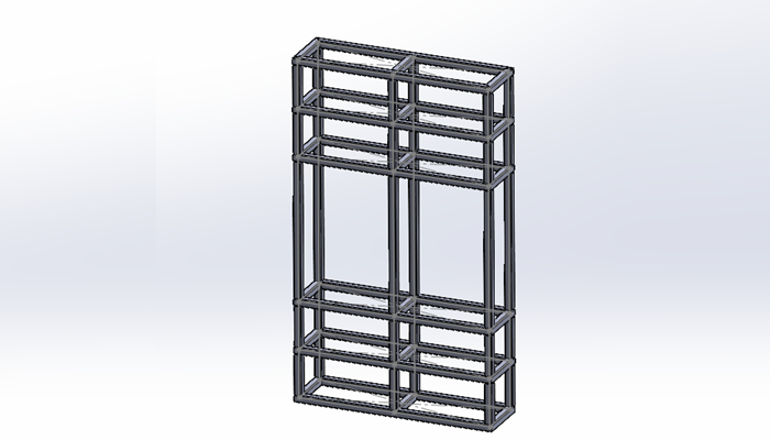 如何通过SOLIDWORKS网格系统创建框架结构？